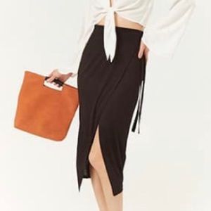 Midi Wrap Around Skirt